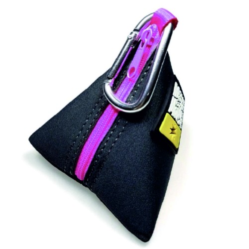 Porta sacchetti igienici cane dispenser con rotolo Max & Molly rosa in neoprene